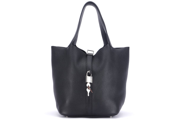 Hermès Black Epsom Micro Constance 14 Palladium Hardware, 2011