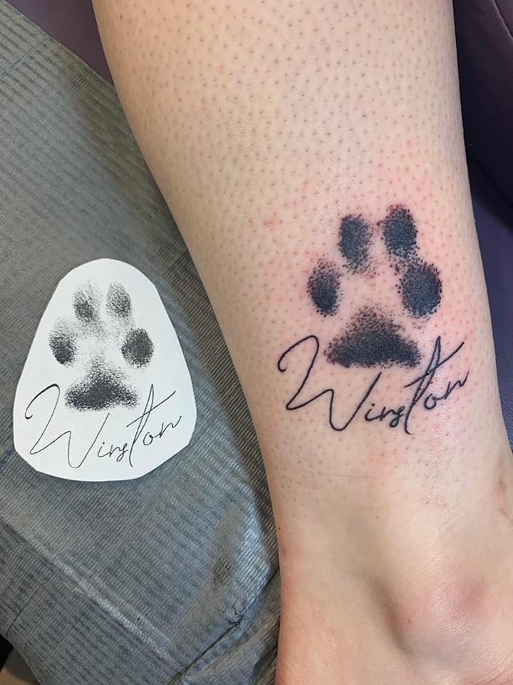 I Got A Tattoo In Memory Of My Dog  It Truly Helped Me To Heal