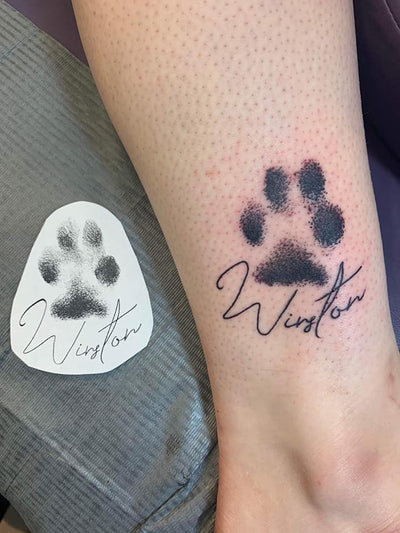 How to Get a Tattoo of Your Cats Paw Print See the Process  POPSUGAR  Beauty