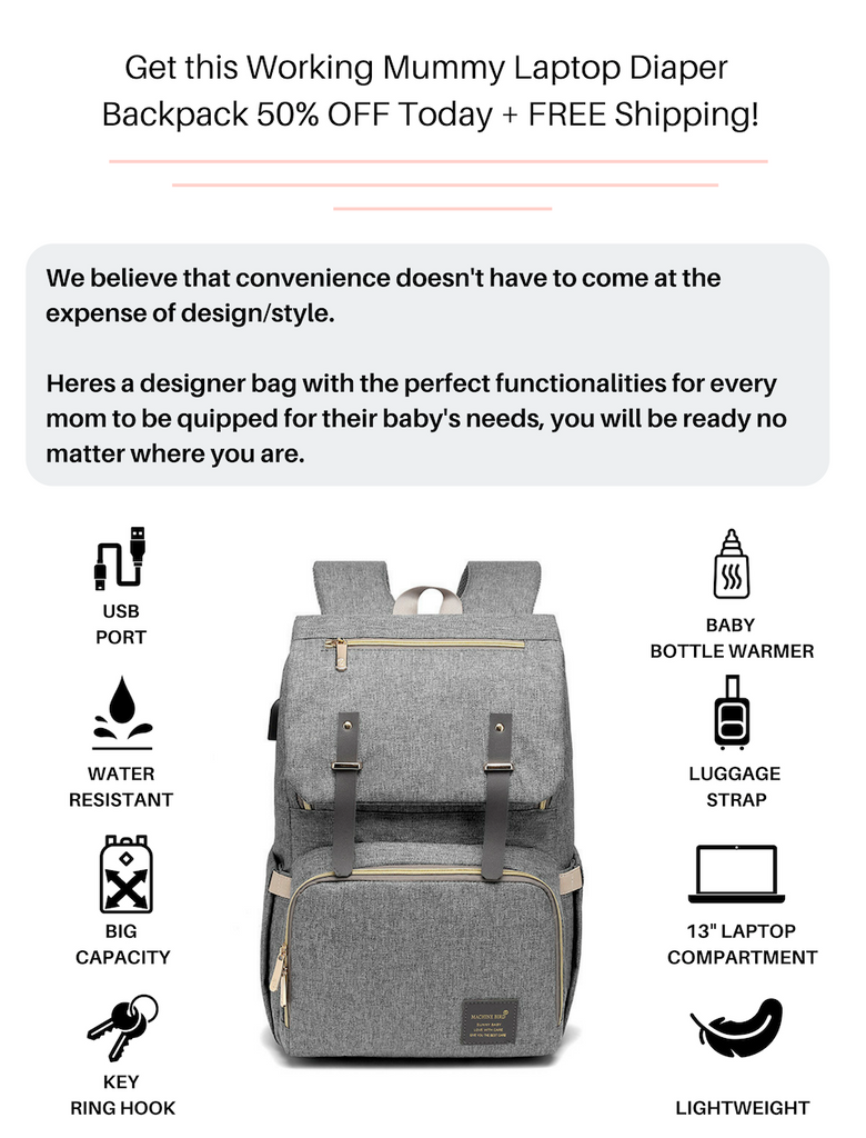 diaper backpack with laptop compartment