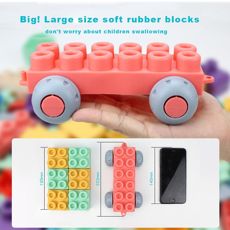 large rubber building blocks