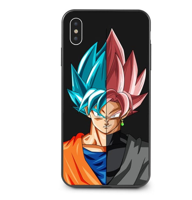 Goku Ssj Blue X Goku Black Rose Dragon Ball Iphone Case