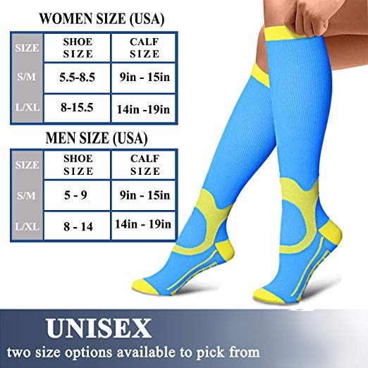 Charm King Compression Socks Size Chart