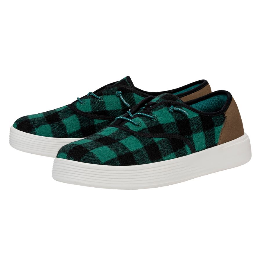 Conway Mens Buffalo Plaid - Green Plaid