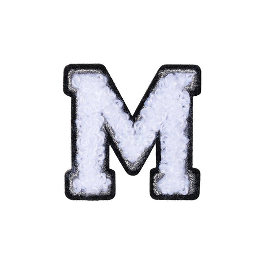 Letter M Patch - M Black/White Image 1