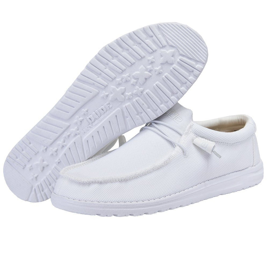 white hey dude shoes