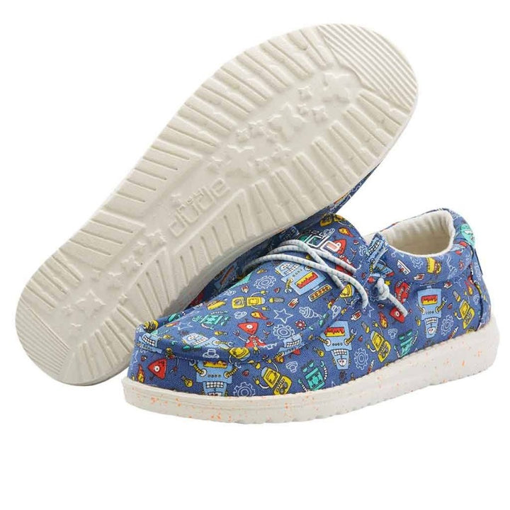 Wally Youth Print - Boy's Shoe | Hey Dude Shoes