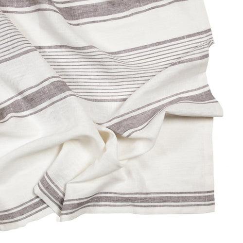 Tablecloth white striped