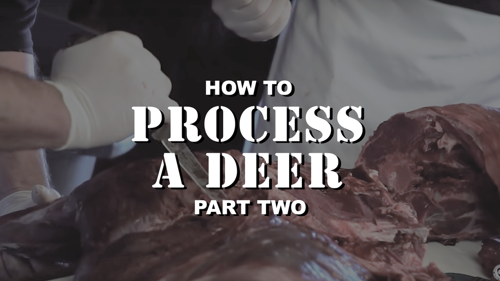 how to process a deer part two