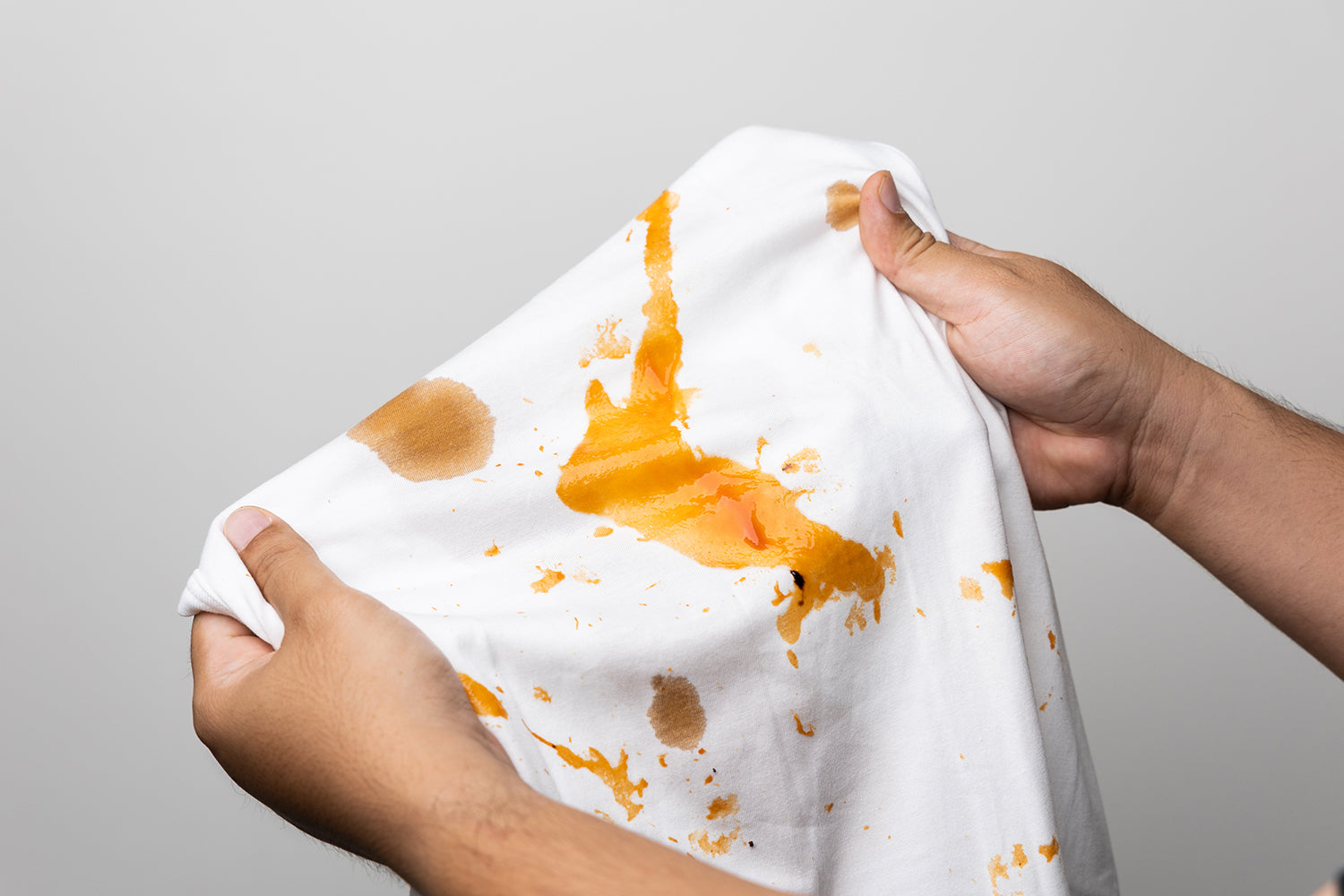 How to Get a Stain Out of a White Shirt