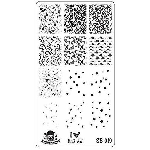 Sugar Bubbles Stamping Plates – Beautometry