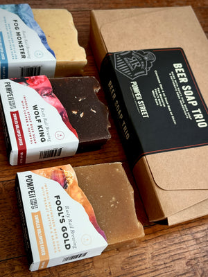 Soap Bar, Beer Soap Trio Pompeii Street Soap Company - The Boho Being, LLC