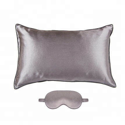 silk pillowcase and eye mask