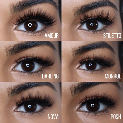 Posh Lash Pro Faux Mink Lashes on Almond Eyes