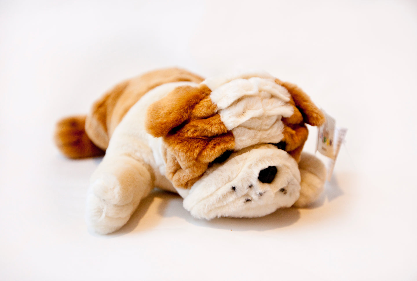 weighted stuffed dog