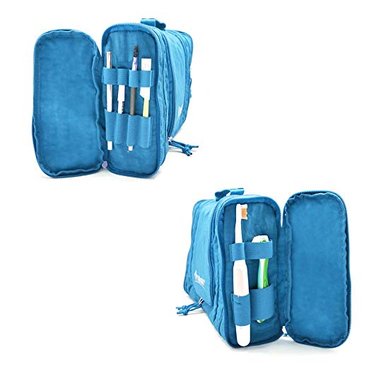 flat travel toiletry bag