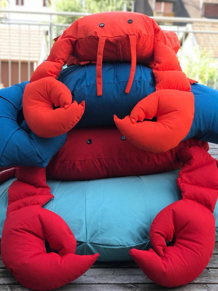 Stacked Sea Creatures Outdoor Bean Bags