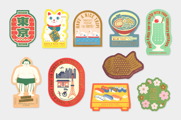 Traveler's Company Sticker Tokyo Edition