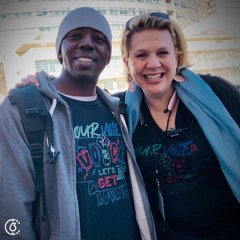 Womxn's March Denver Nonprofit member Angela Astle and Founder of The 6th Badi Tolo