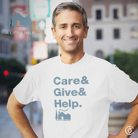 A Little Help Volunteer in Care & Give & Help Tee