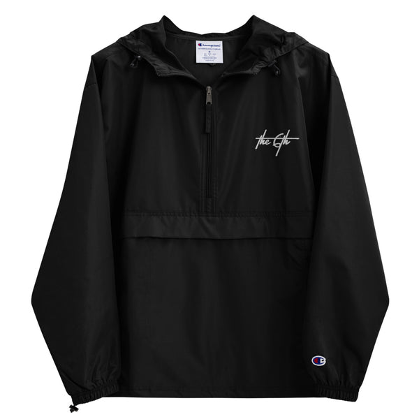 Black Signature Champion (Collab) Packable Jacket