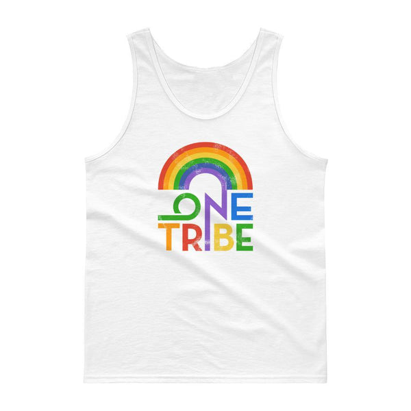 One Tribe Rainbow Unisex Tank Top - almondcakesvt.