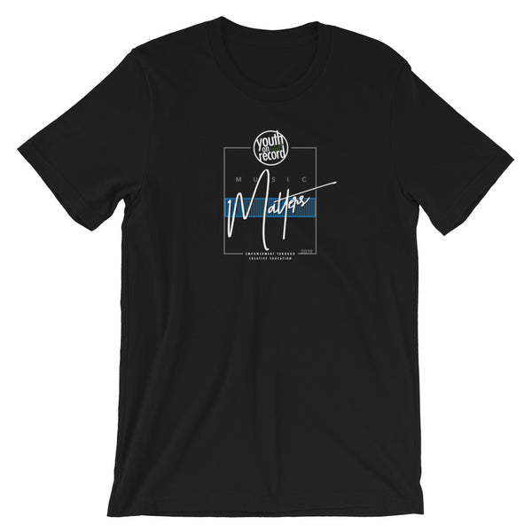 Youth on Record 2019 Music Matters Unisex T-Shirt (Blue)