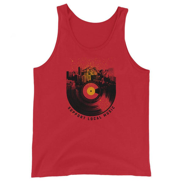 Support Local Music Unisex Tank Top - akitabandoutarou.