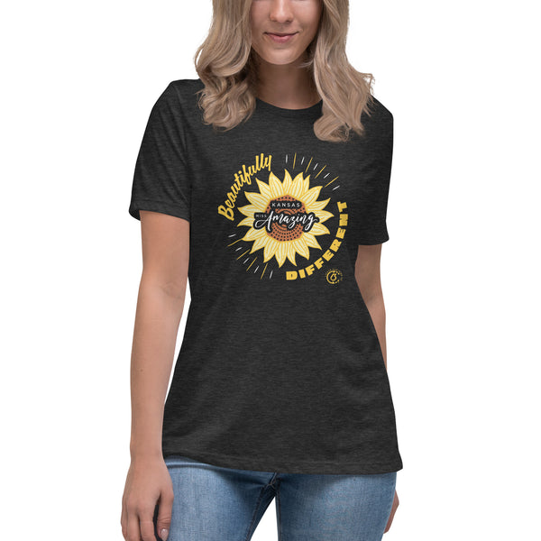 Kansas Miss Amazing Beautifully Different Women's Relaxed Tee