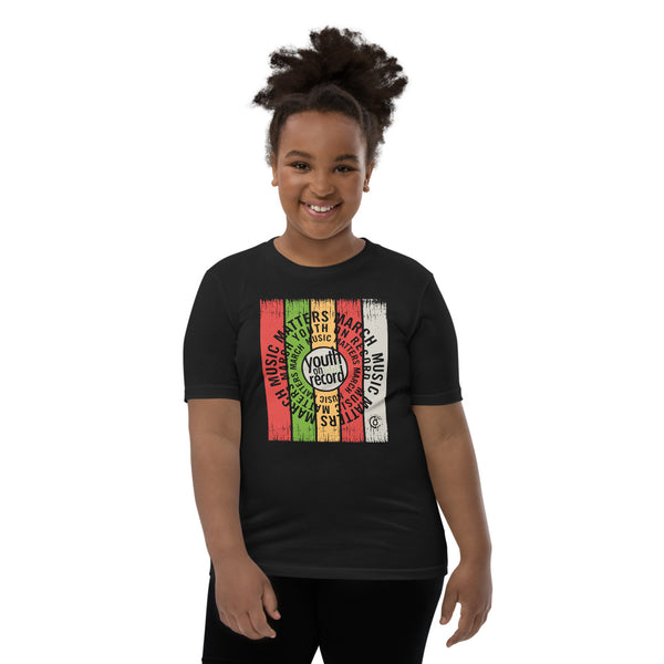 Youth on Record Music Matters March Unisex Youth Tee