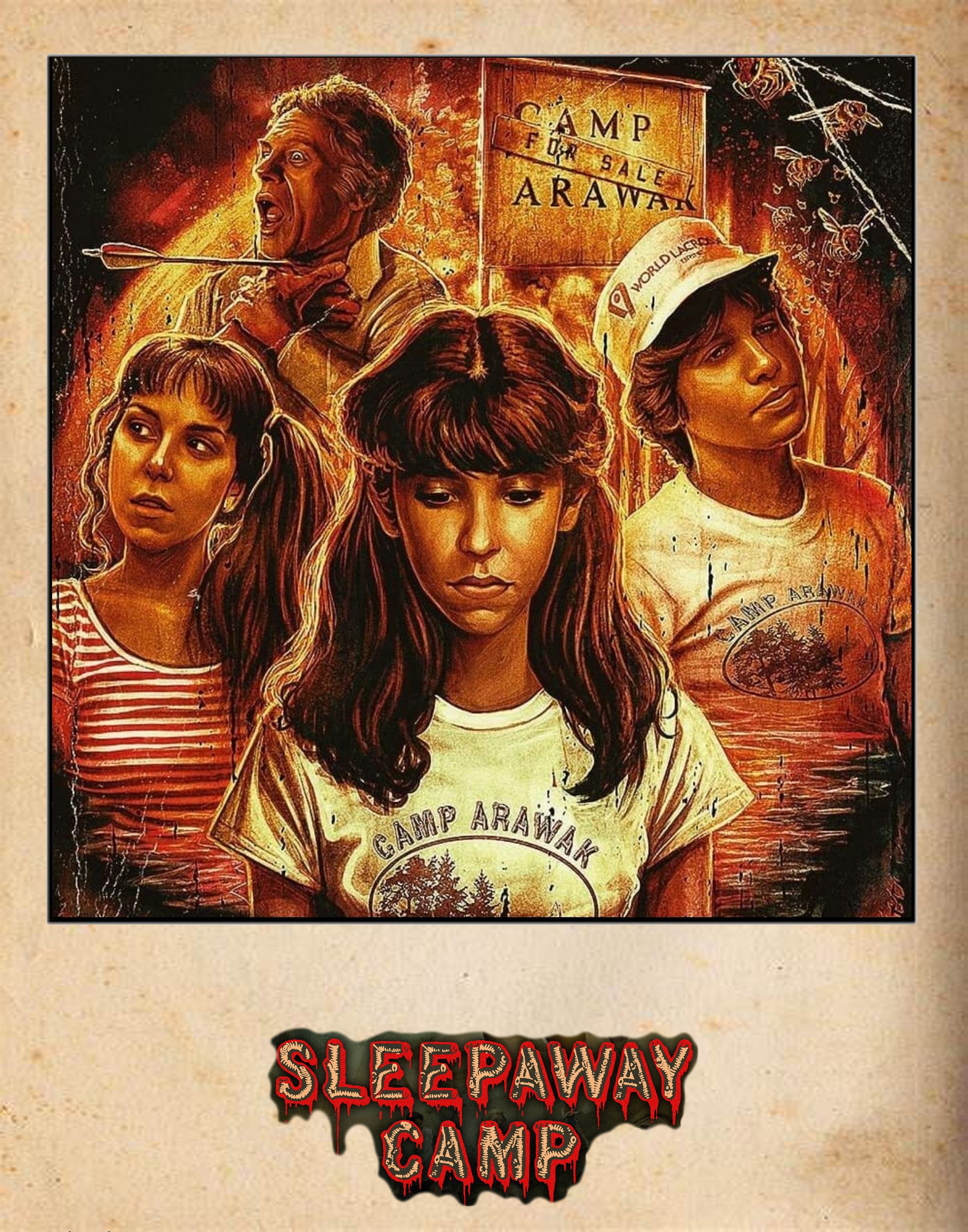 Sleepaway Camp 11x14 (b) signed by Felissa Rose (pre order Aug 25')
