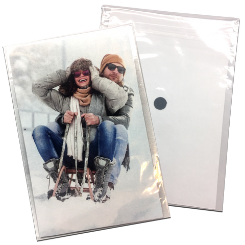 5.5 x 7.5 Clear Re-Sealable Photo Sleeves – Tribute Displays