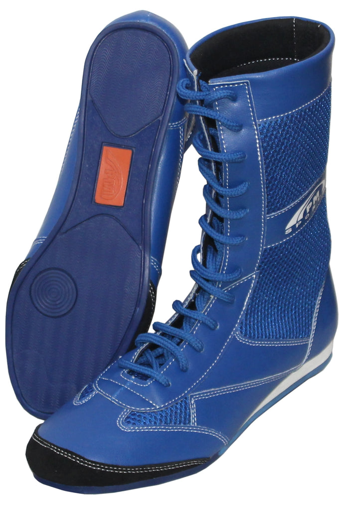 light blue wrestling shoes