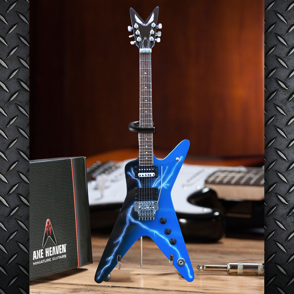 Licensed Dean Dimebag Darrell FROM HELL Lightning Bolt Mini Guitar Mod –  Dean Direct