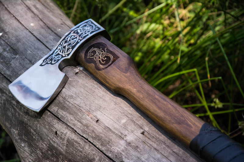 Buy Thor’s Hammer, Custom Hand Forged Viking Axe For Sale - Vikingenes