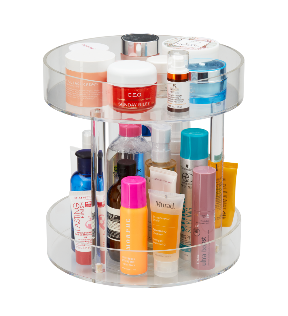 Transparent Acrylic Cosmetics Skincare Rack Organizer – ottostorage