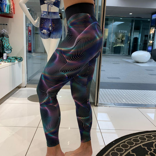 GLOWMODE Powersculpt™ Reflective Effect Contour Leggings