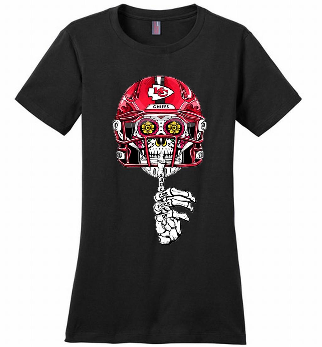 Kansas City Chiefs Skull Shut The Fuck Up Perfect Shirts
