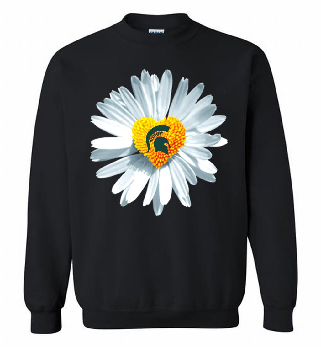 Michigan State Athletics Daisy Crewneck 