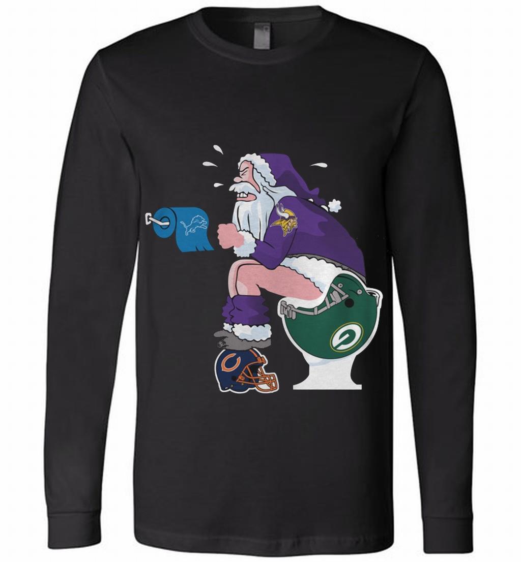 Minnesota Vikings Santa Claus Toilet Shirts