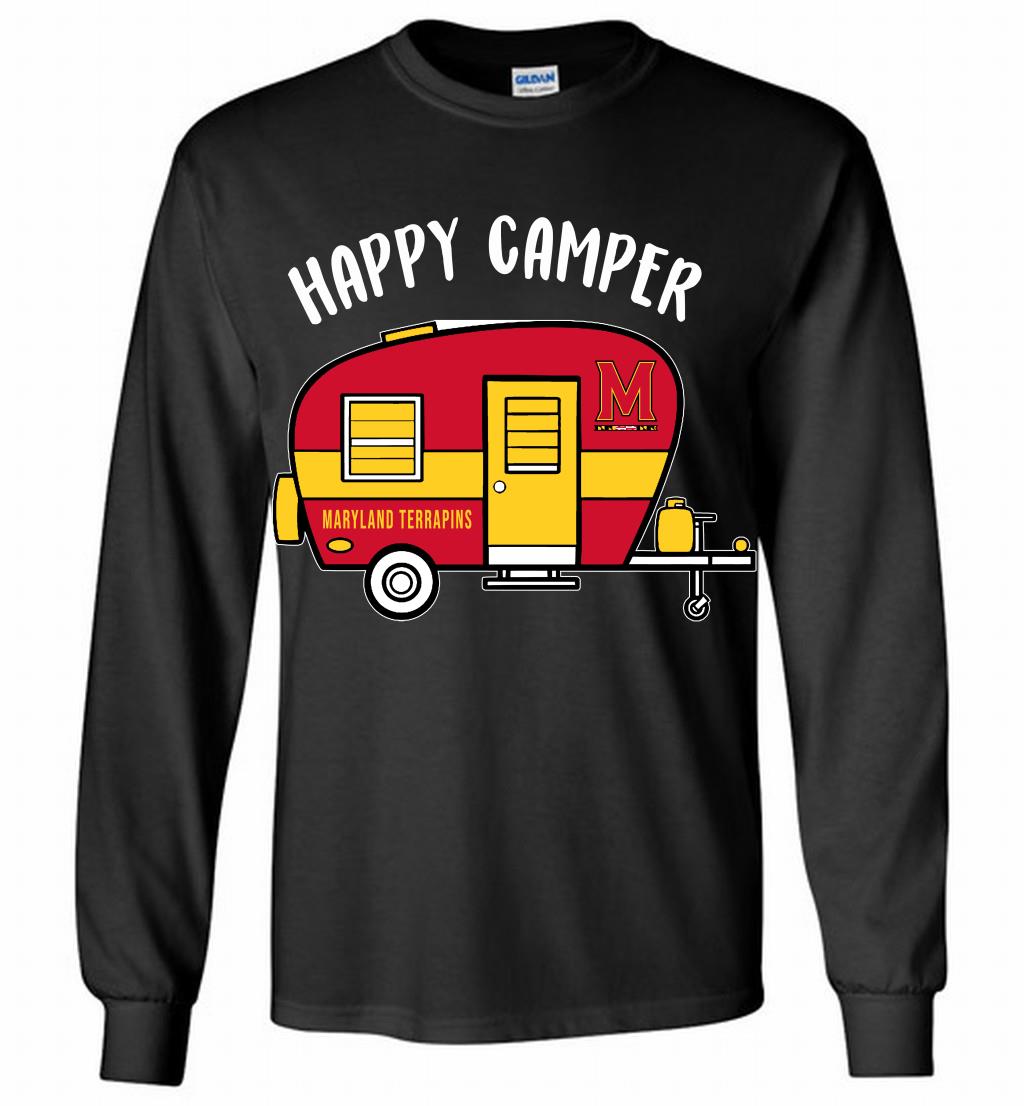 Maryland Terrapins Happy Camper Long Shirt