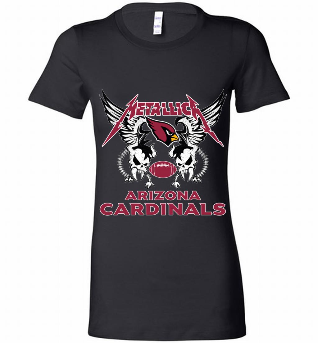 Arizona Cardinals Metallica Heavy Metal Bella Ts Shirts