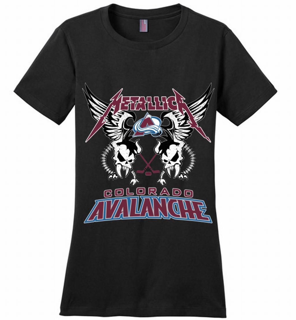 Colorado Avalanche Metallica Heavy Metal Perfect Shirts