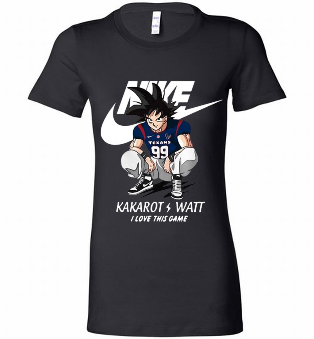  Kakarot Watt I Love This Game Houston Texans Bella Ts Shirts