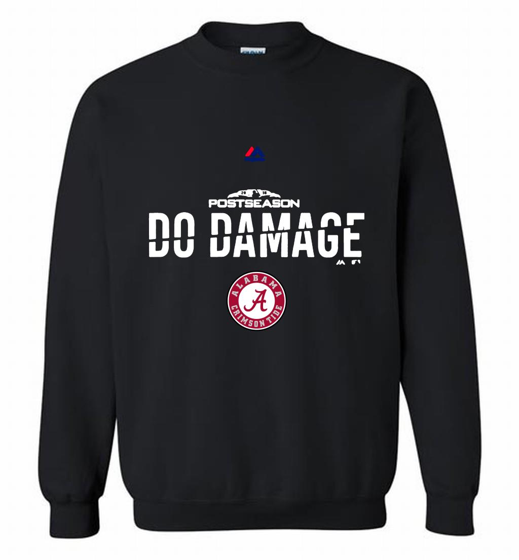 Alabama Crimson Tide Postseason Do Damage Crewneck T Shirt