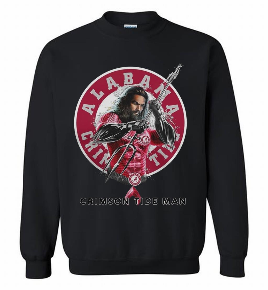 Alabama Crime Tide Man Aquaman Crewneck 