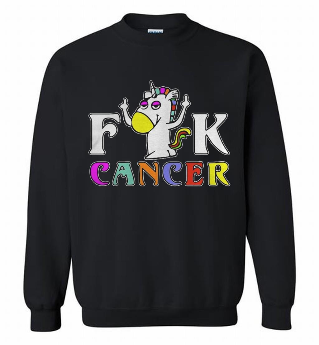 Unicorn Fuck Cancer Crewneck 