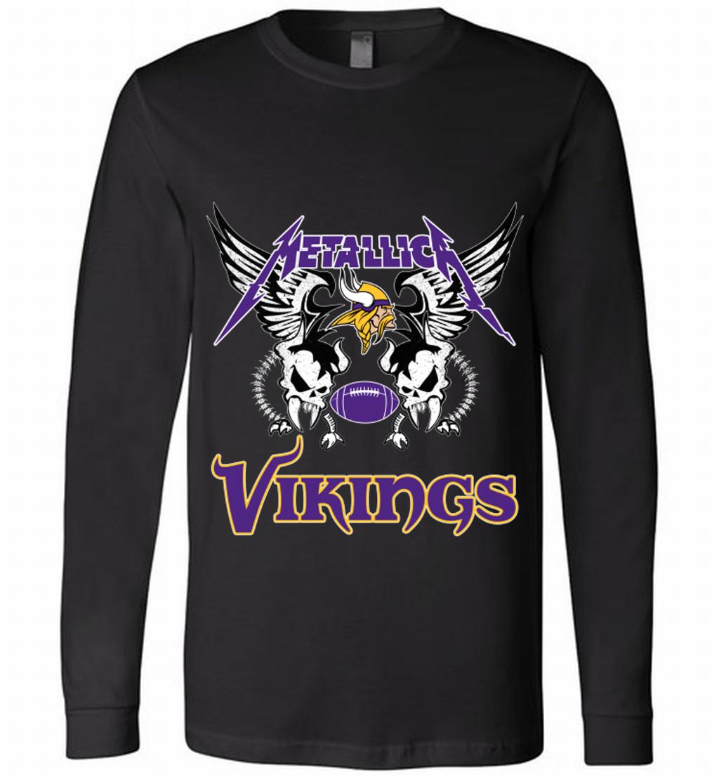 Minnesota Vikings Metallica Heavy Metal T Shirt