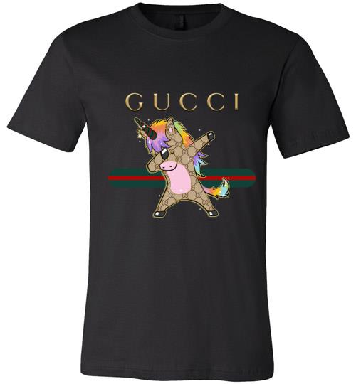 Gucci Dabbing Unicorn Dab Hip Hop Funny Magic Canvas Usa Shirts