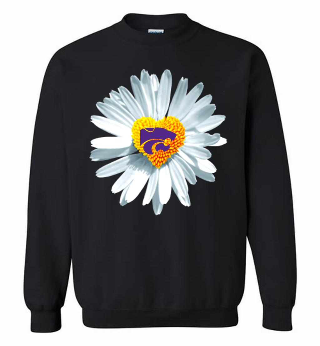 Kansas State Wildcats Daisy Crewneck T Shirt